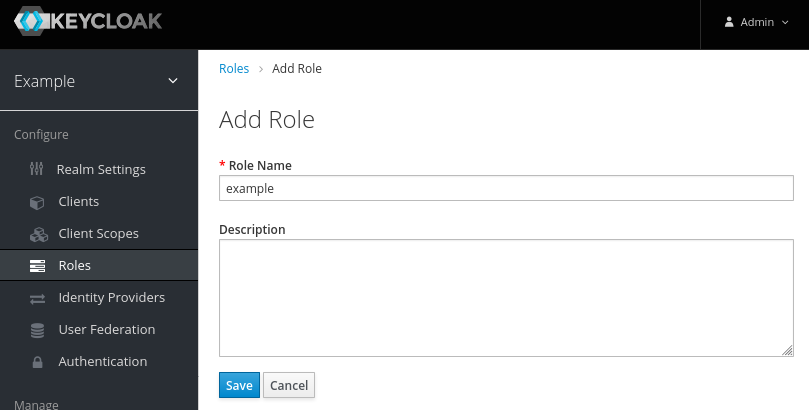 Create example role