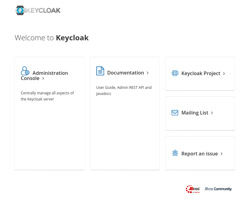 Keycloak Screen